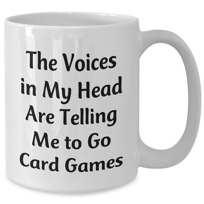 Funny Card Games Mugs for Dad's Special Day, Gifts from Men to Card Games Lovers, Unique White Coffee Mugs with Inspirational Quote - Additional