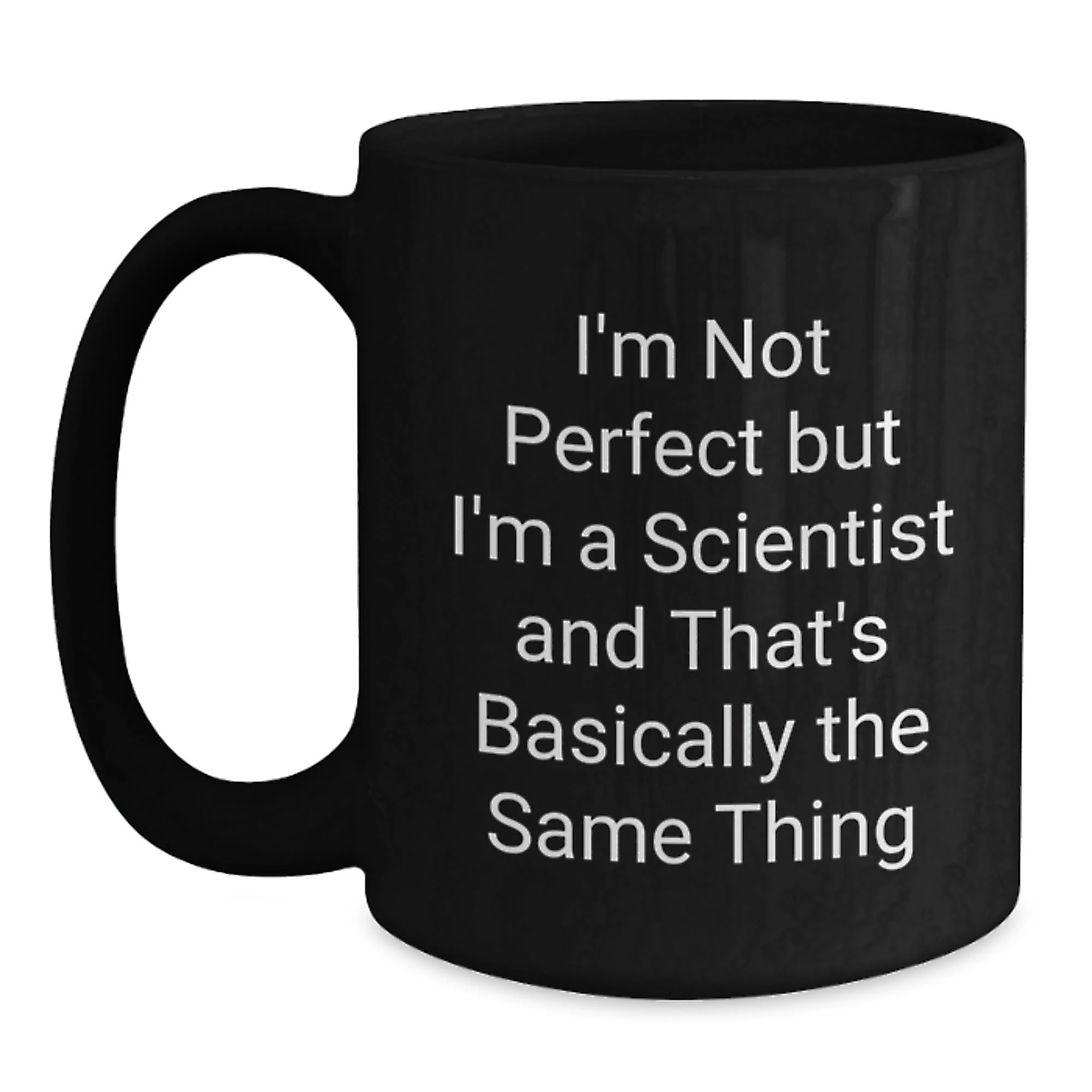 Funny Scientist Gifts from Friends Valentine's Unique Black Coffee Mugs for Scientist Men, Scientist Women