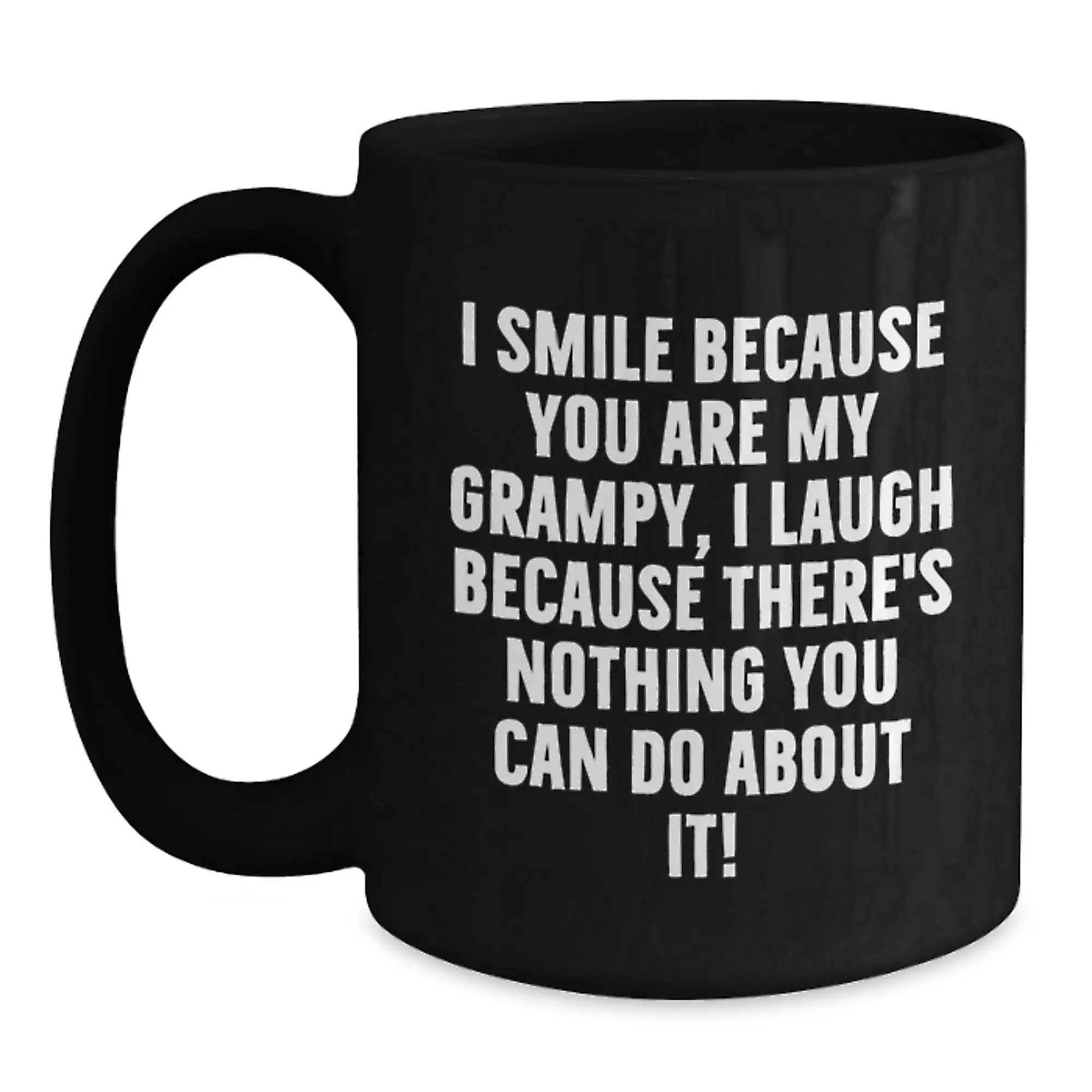 Funny Grampy Gifts for Him Birthday Unique Black Coffee Mugs - Gifts from Men to Grampy - Main