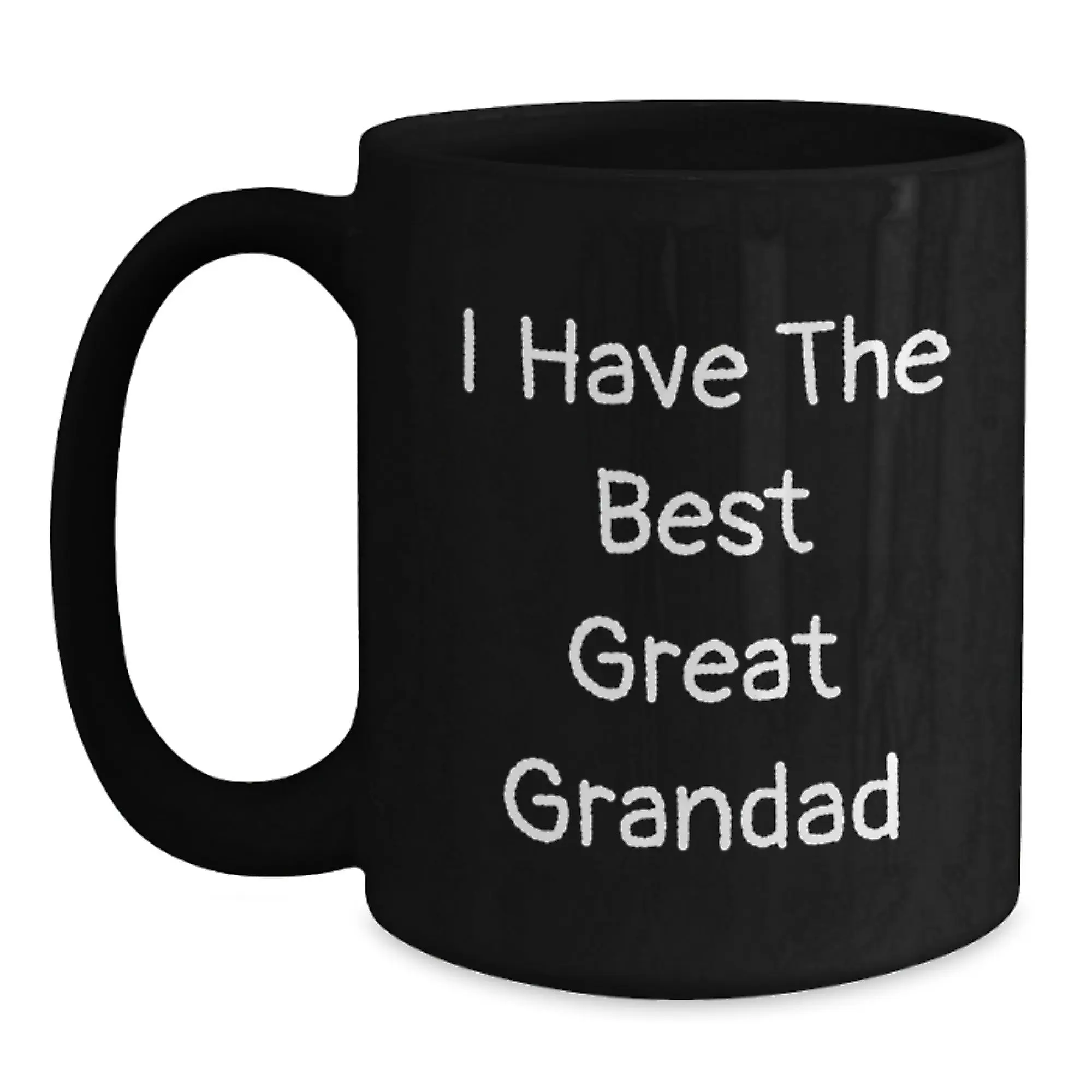 Funny Grandad Quotes Gifts from Family to Grandad Black Coffee Mug - Perfect Graduation Unique Gifts for Grandad Men - Main