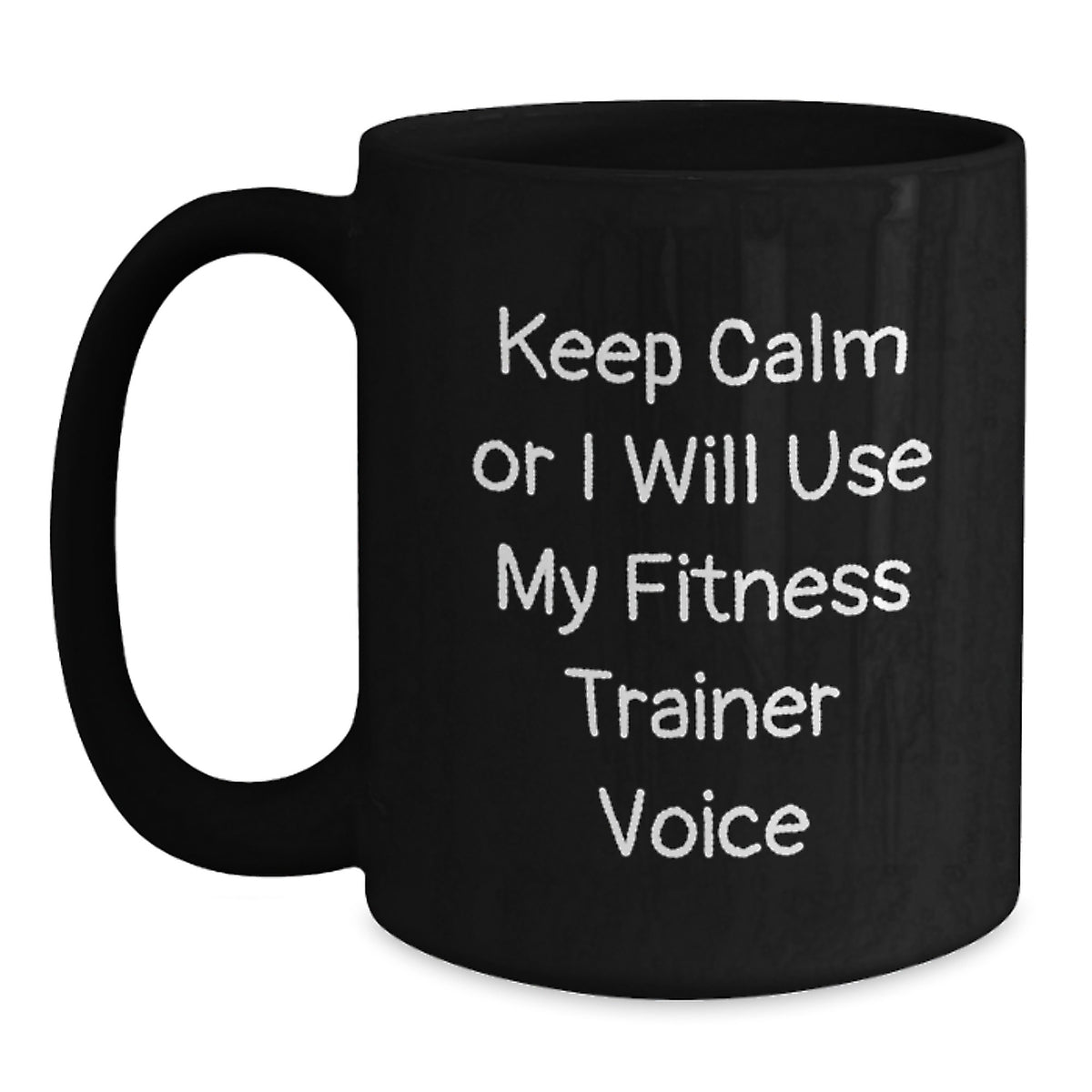 Fitness Trainer Gift for Him Keep Calm Keepsake Coffee Mug - Main