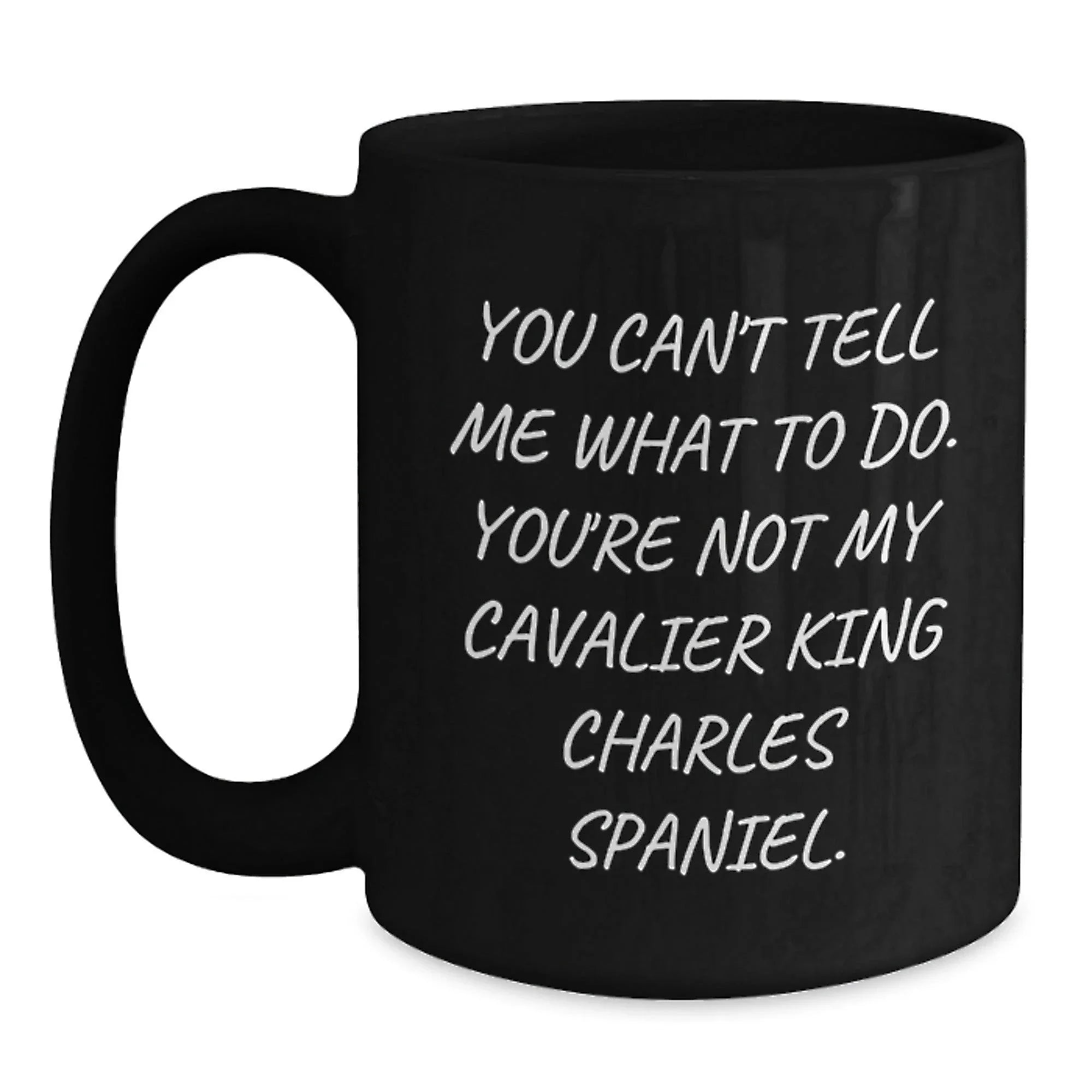 Funny Cavalier King Charles Spaniel Dog Gifts for Men from Family, Valentine's Unique Mugs for Coffee Lovers