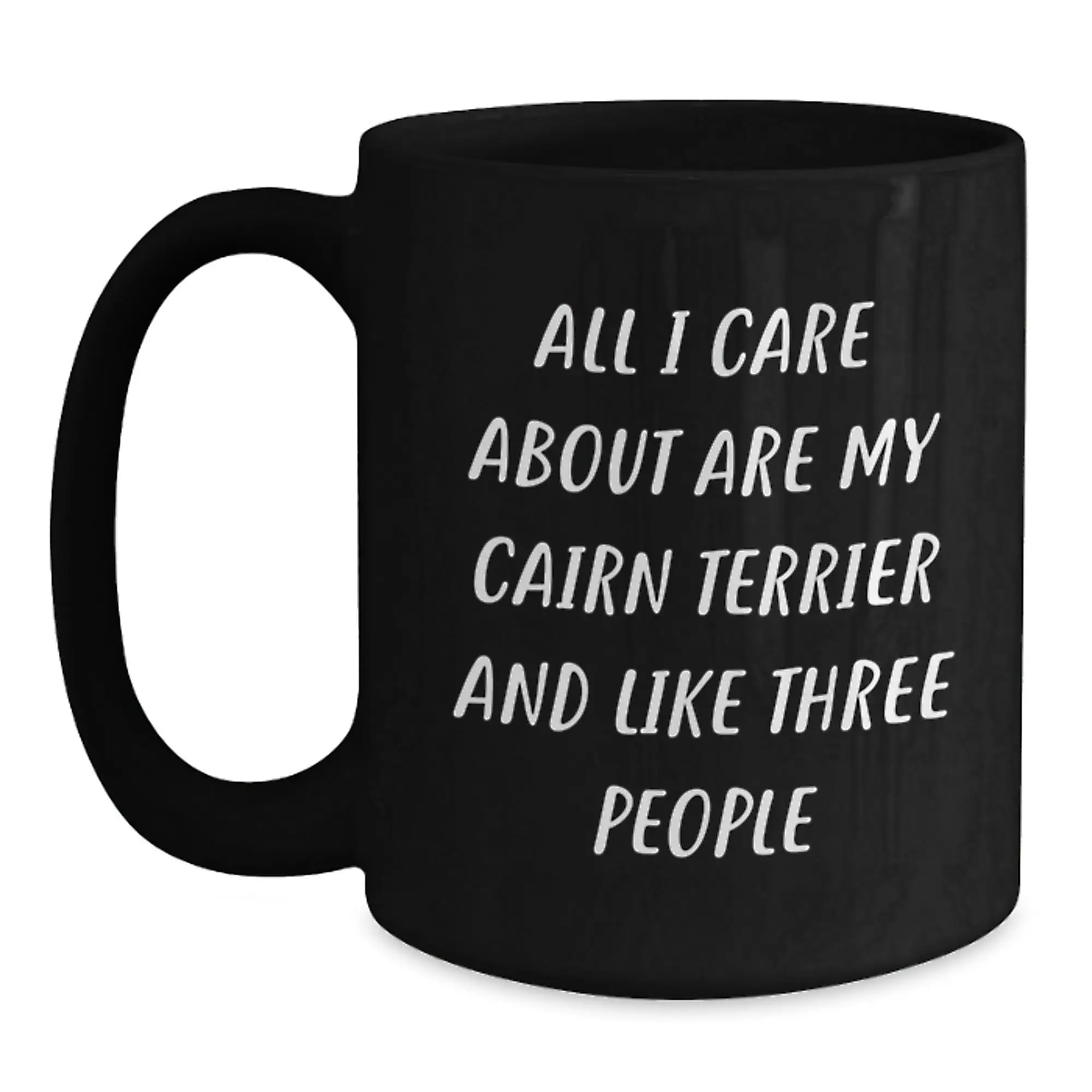 Funny Cairn Terrier Dog Gifts from Men to Friends for Birthday Unique Coffee Mug - Main