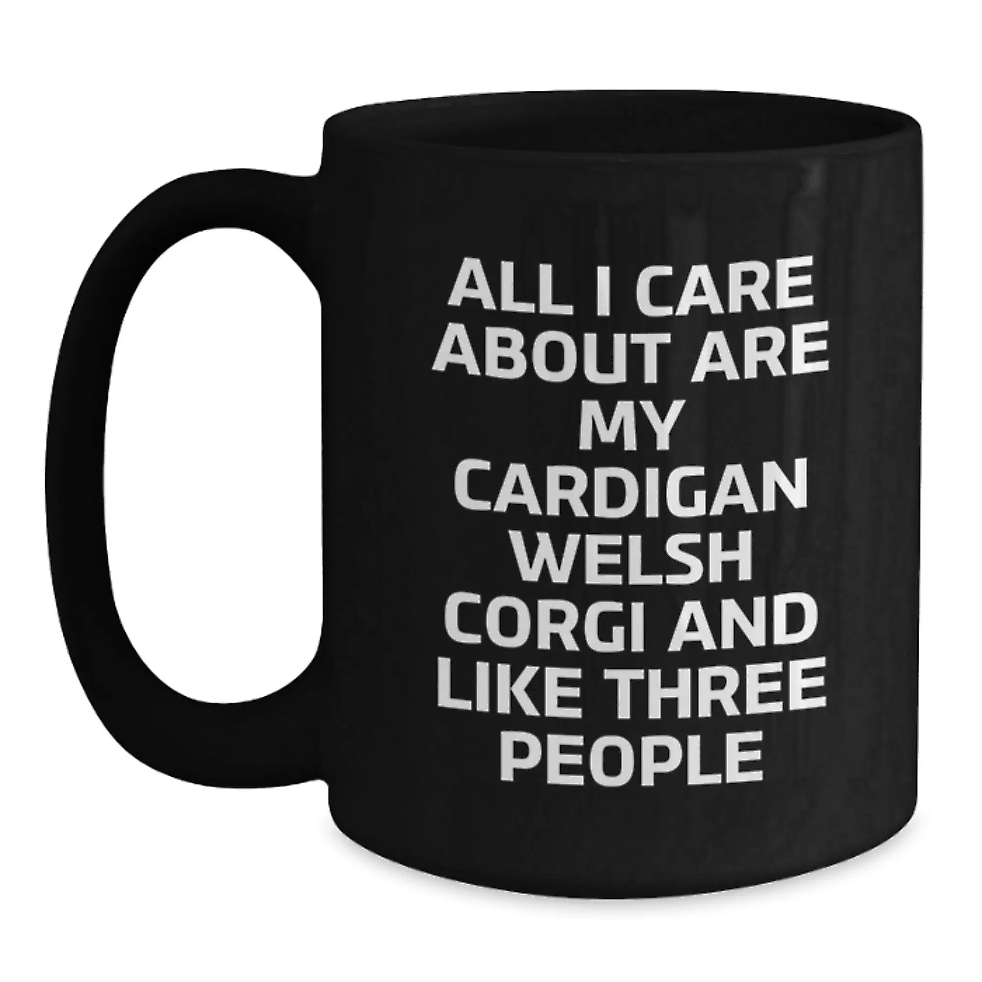 Funny Cardigan Welsh Corgi Dog Gifts from Friends for Birthday Unique Mugs for Coffee Lovers - Main