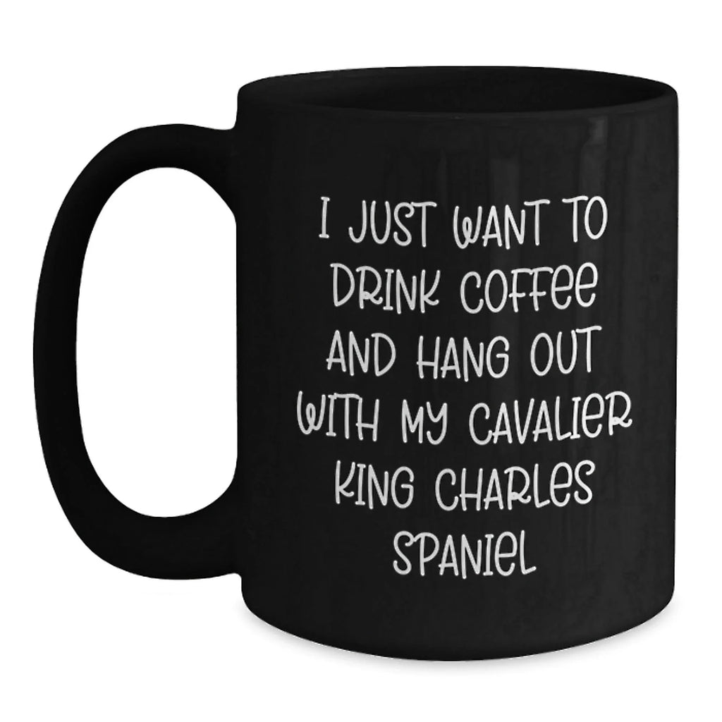 Cavalier King Charles Spaniel Dog Lovers Funny Coffee Mug Gifts from Men to Women - Valentine's Unique Gifts for Dog Owners