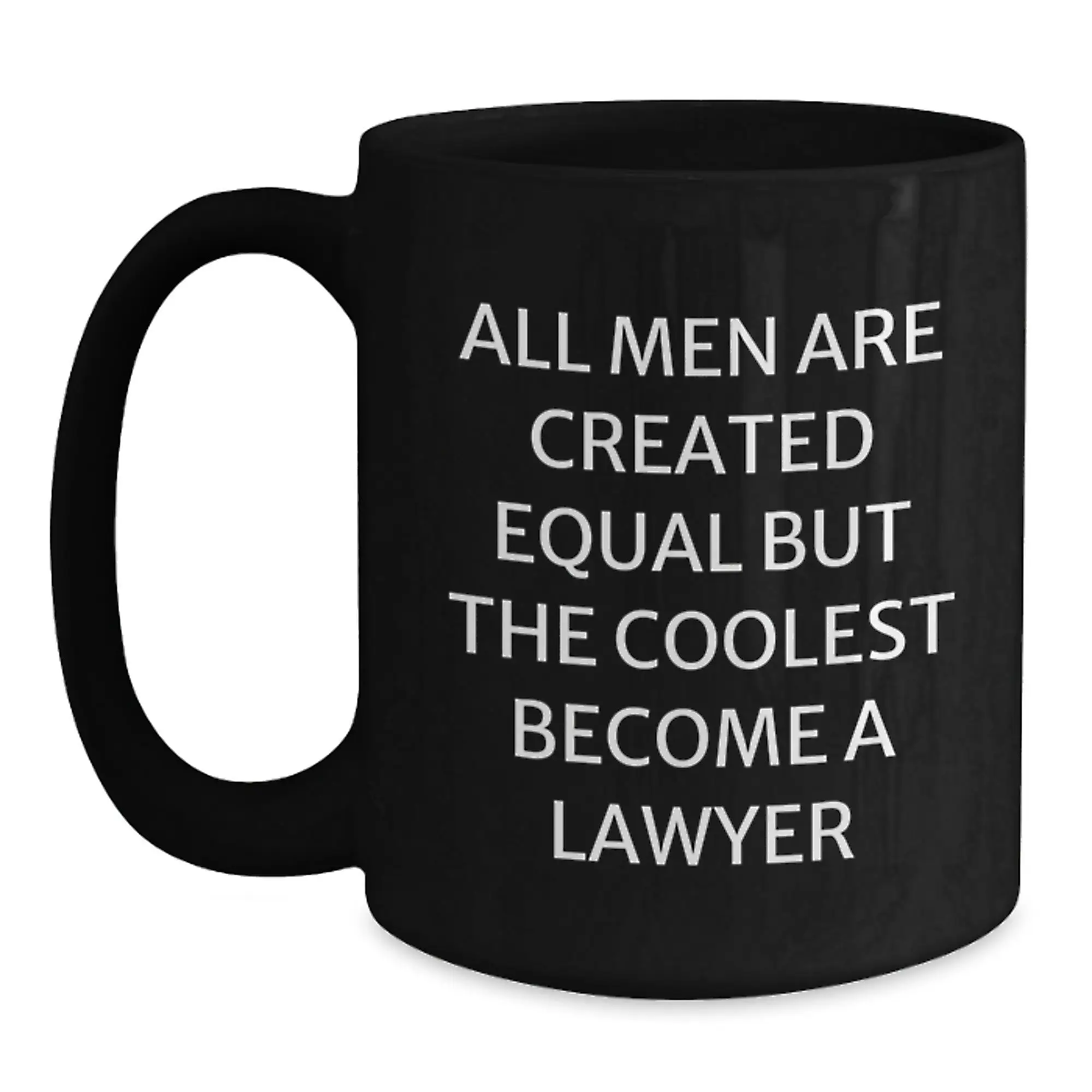 Lawyer 11oz Black Coffee Mug for a Best Friend Companion Birthday Gift - Main
