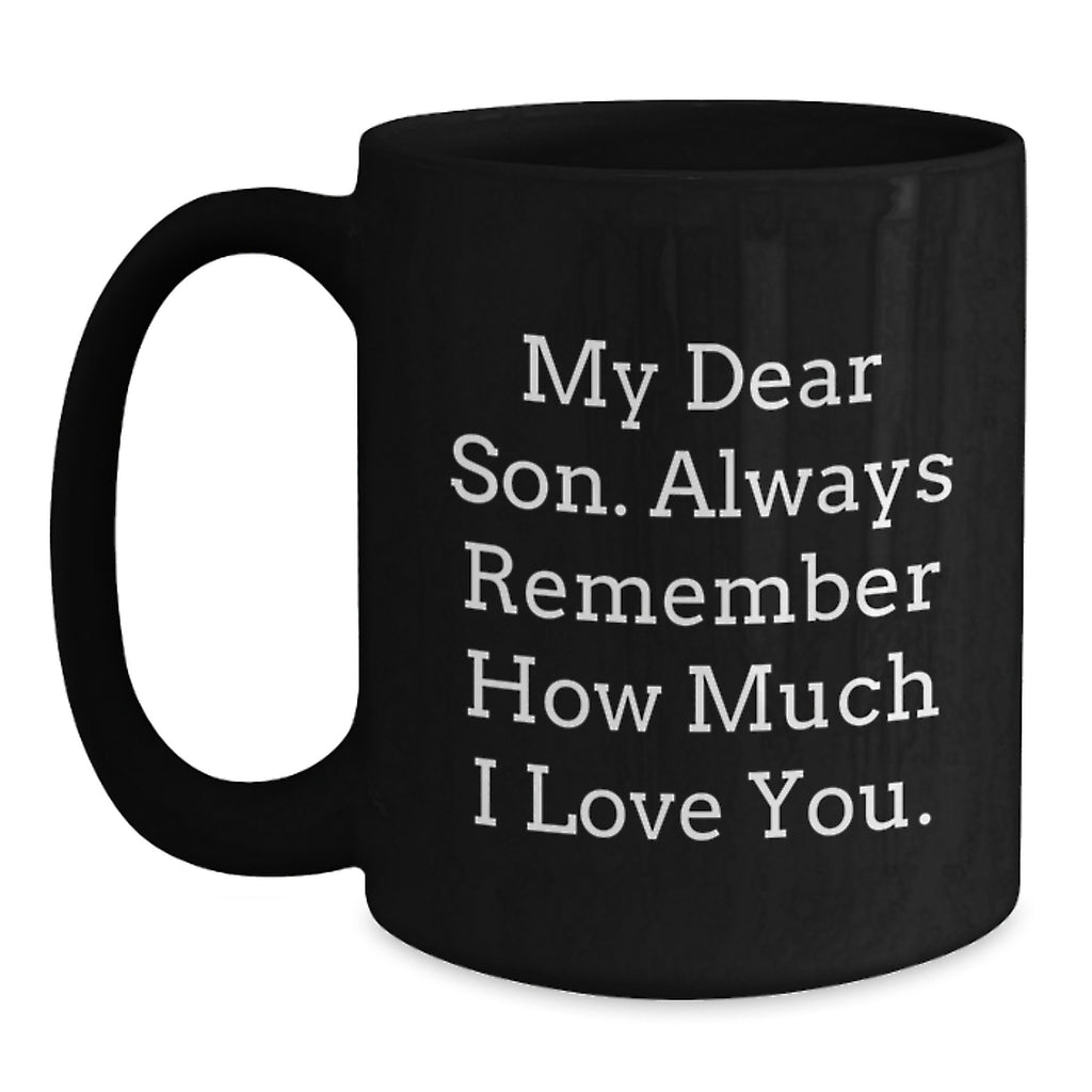 Son Keepsake Gift Heartfelt 'Always Remember' Mug for Him - Main