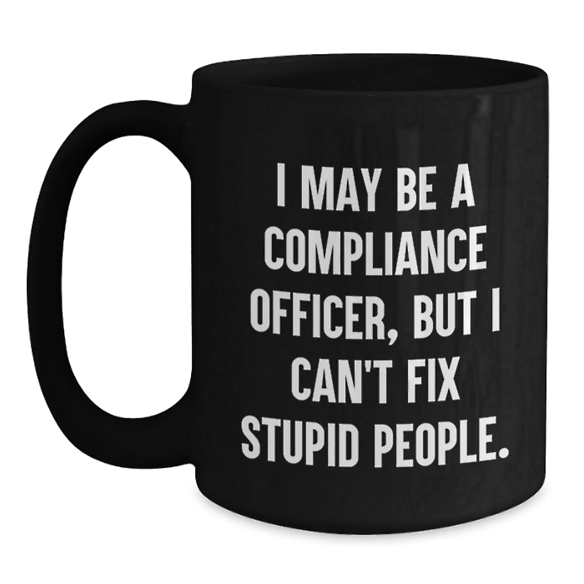 Compliance Officer Mug Idea Birthday Gift for Coworkers 11oz Premium - Main