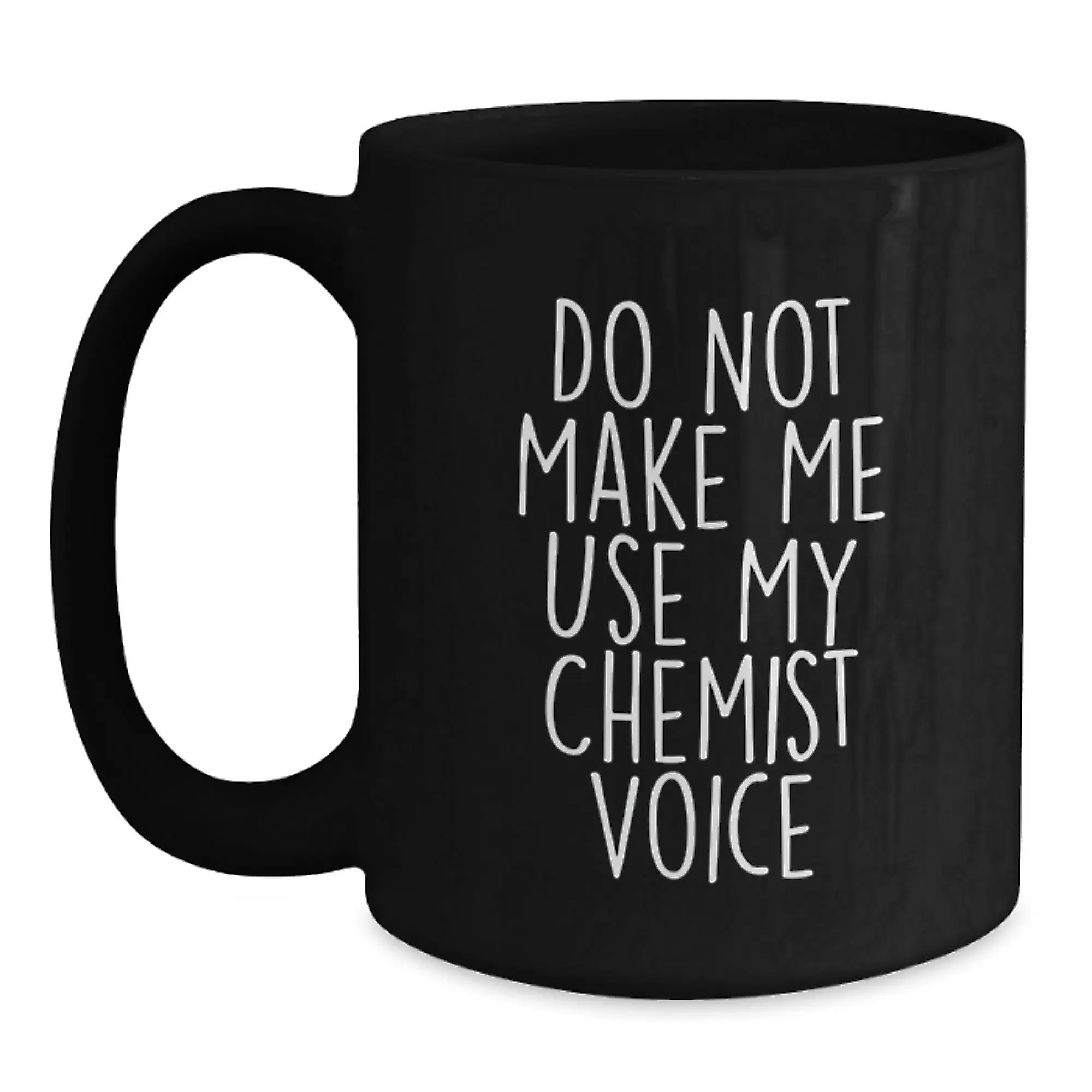 Birthday Gift Chemist Black Coffee Mug for Her – Premium Present - Main