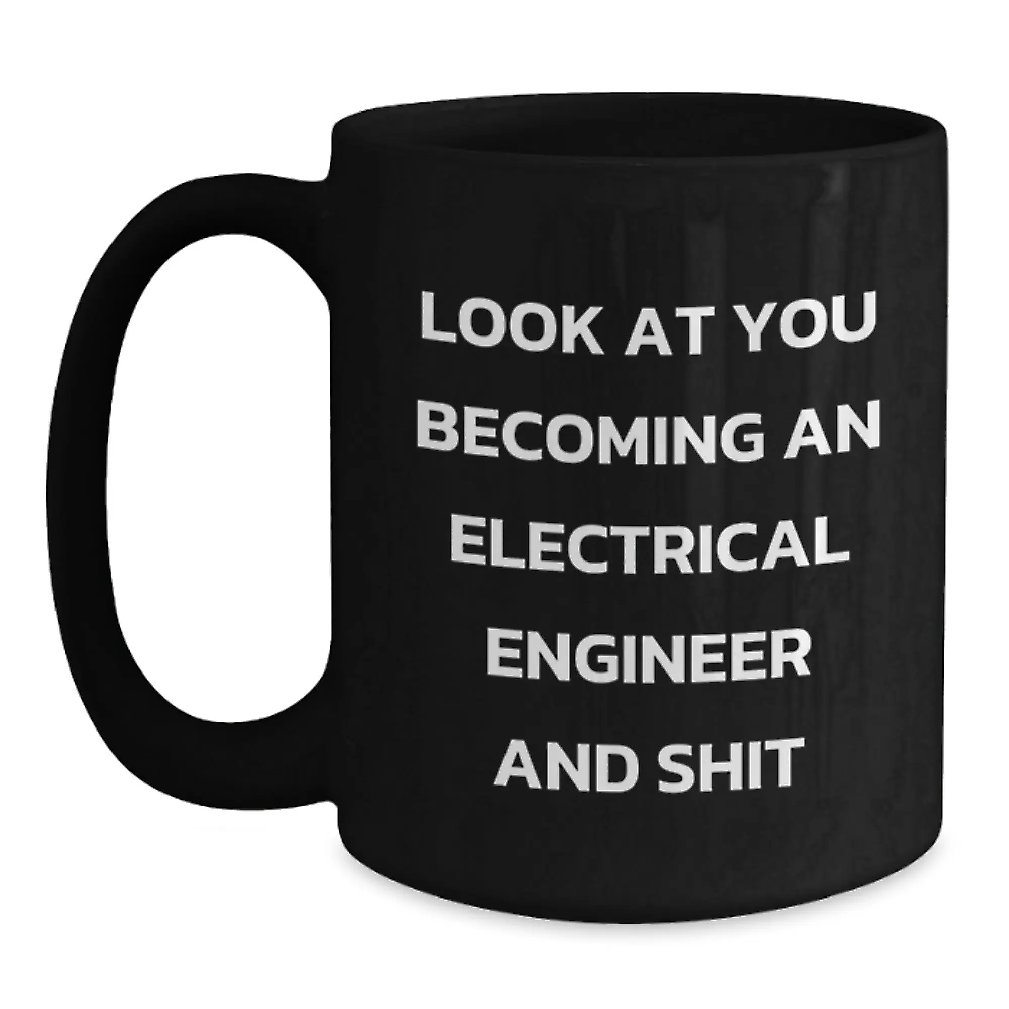 Funny Electrical Engineer Gifts for Men - Mother's Day Unique Coffee Mug for Electrical Engineer Enthusiasts, Gifts from Family and Friends - Main