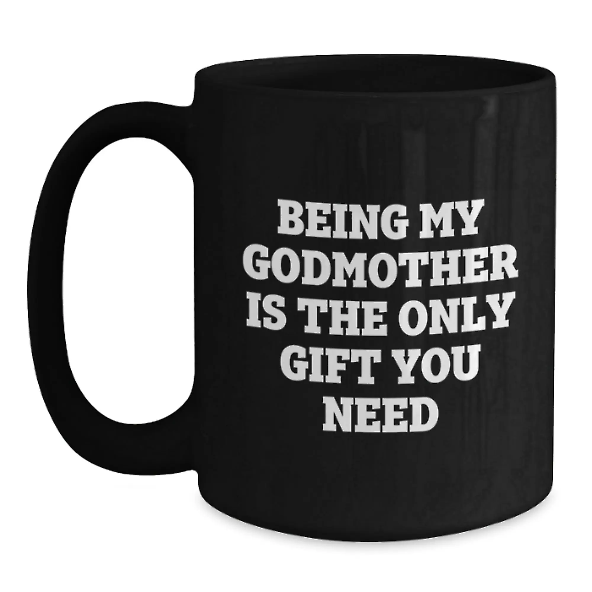Funny Godmother Black Coffee Mugs Gifts from Family for Graduation Unique Gift Ideas - Main