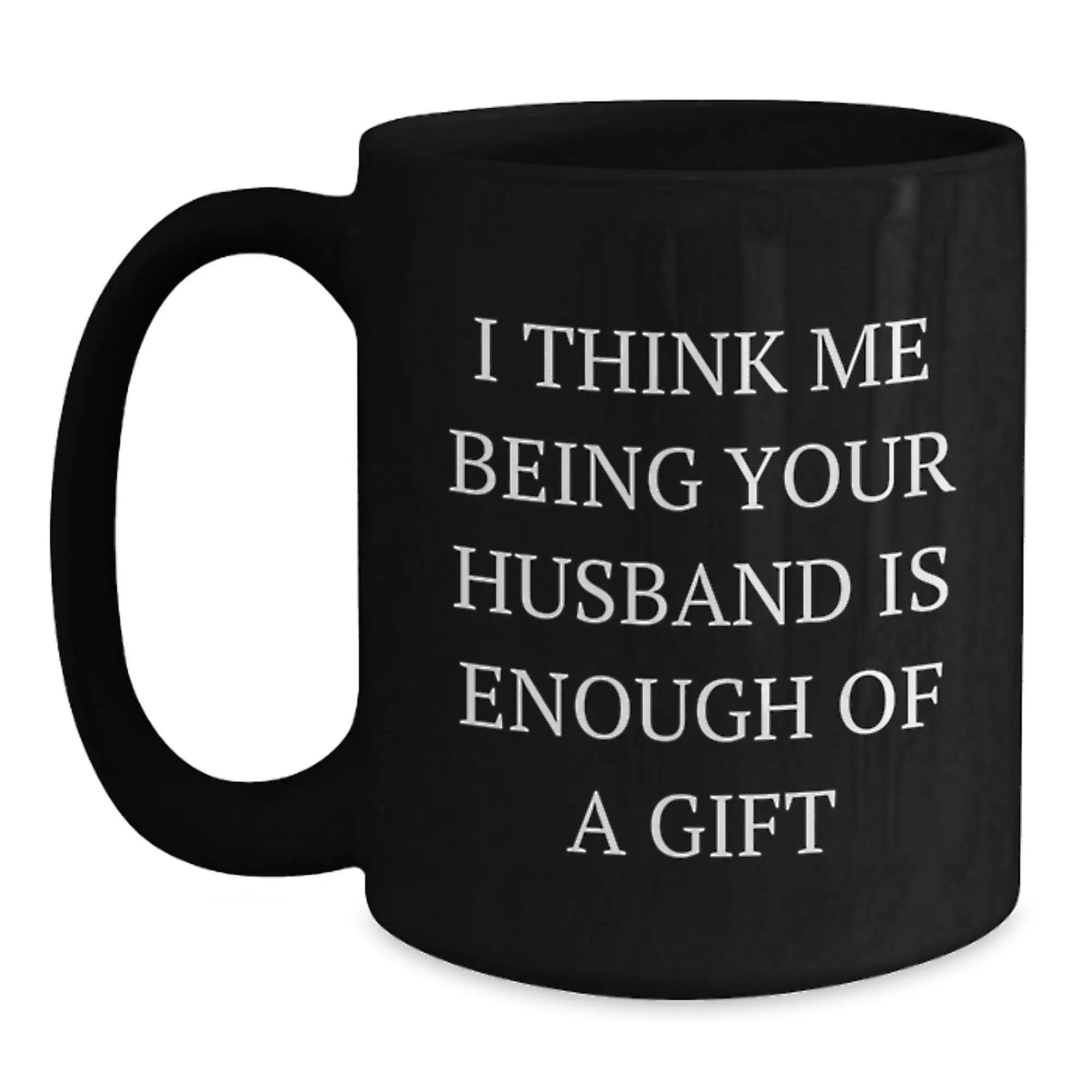 Funny Husband Gifts from Men to Husband Graduation Unique Gifts Black Coffee Mug for Men - Main