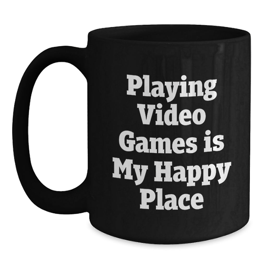 Playing Video Games Gift for Him - A Joyful Keepsake Coffee Mug - Main