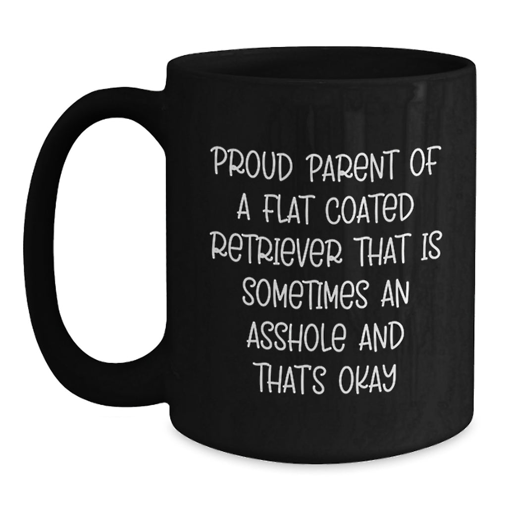 Christmas Gift for Her Humorous Flat Coated Retriever Parent Present - Main