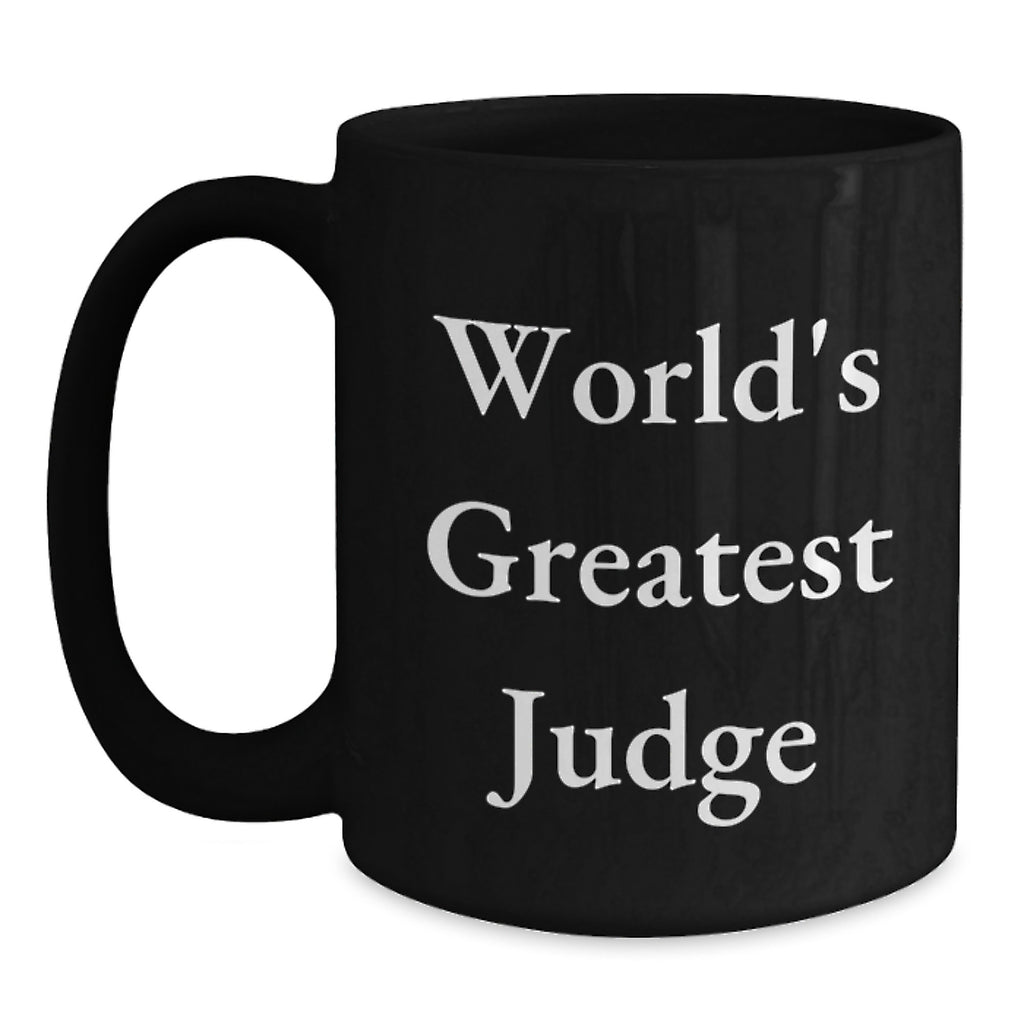 Judge Gift for Him - World's Greatest Judge Keepsake Mug - Main