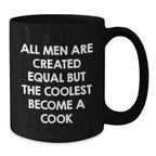 Funny Cooking Quote Gifts from Men to Graduation Cooks, Inspirational Black Coffee Mug for the Best Chefs, Encouragement for Future Cooks - Additional
