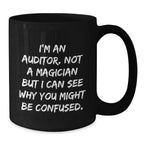 Funny Auditor Gifts For Christmas Unique Black Coffee Mugs Gifts From Friends To Auditor Men Women Coworkers Christmas Unique Gifts