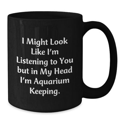 Funny Aquarium Keeping Gifts for Men from Friends, Unique Christmas Mugs - Additional