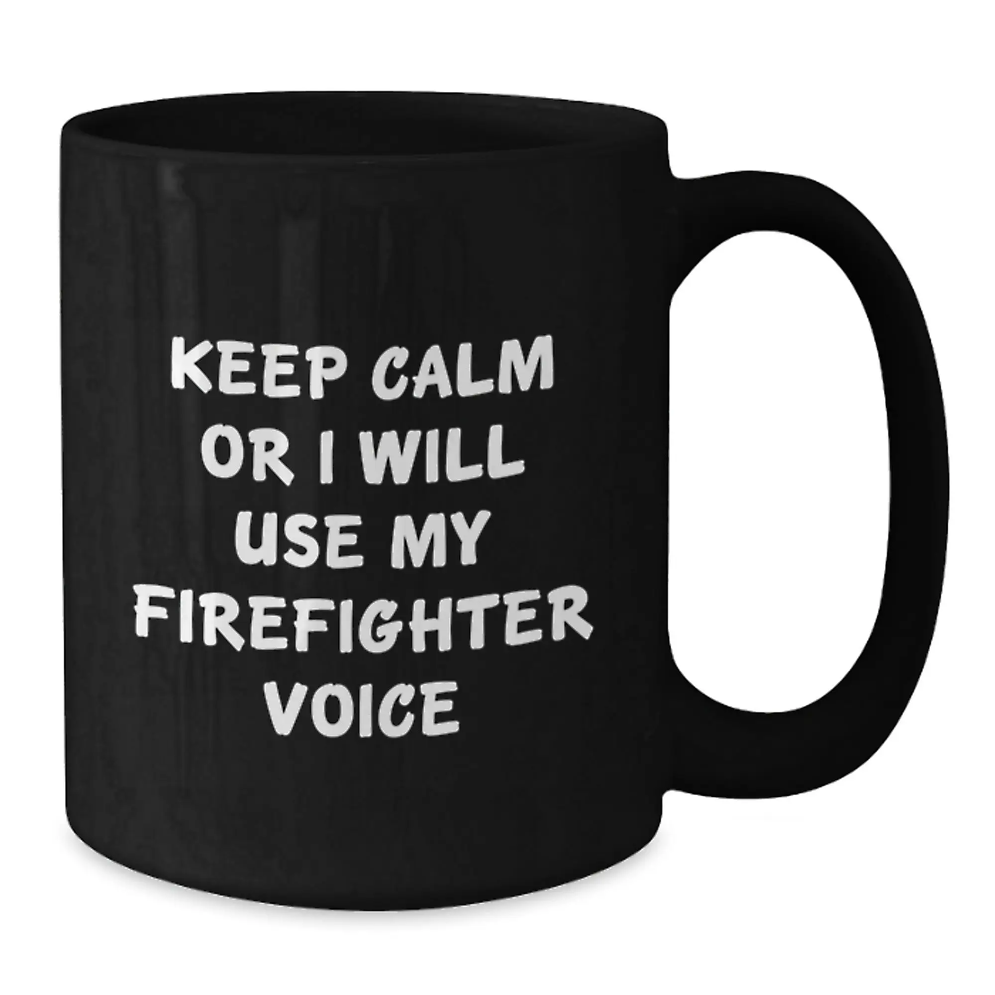 Funny Firefighter Gifts from Men, Black Coffee Mugs for Firefighter Friends, Valentine's Unique Gifts - Additional