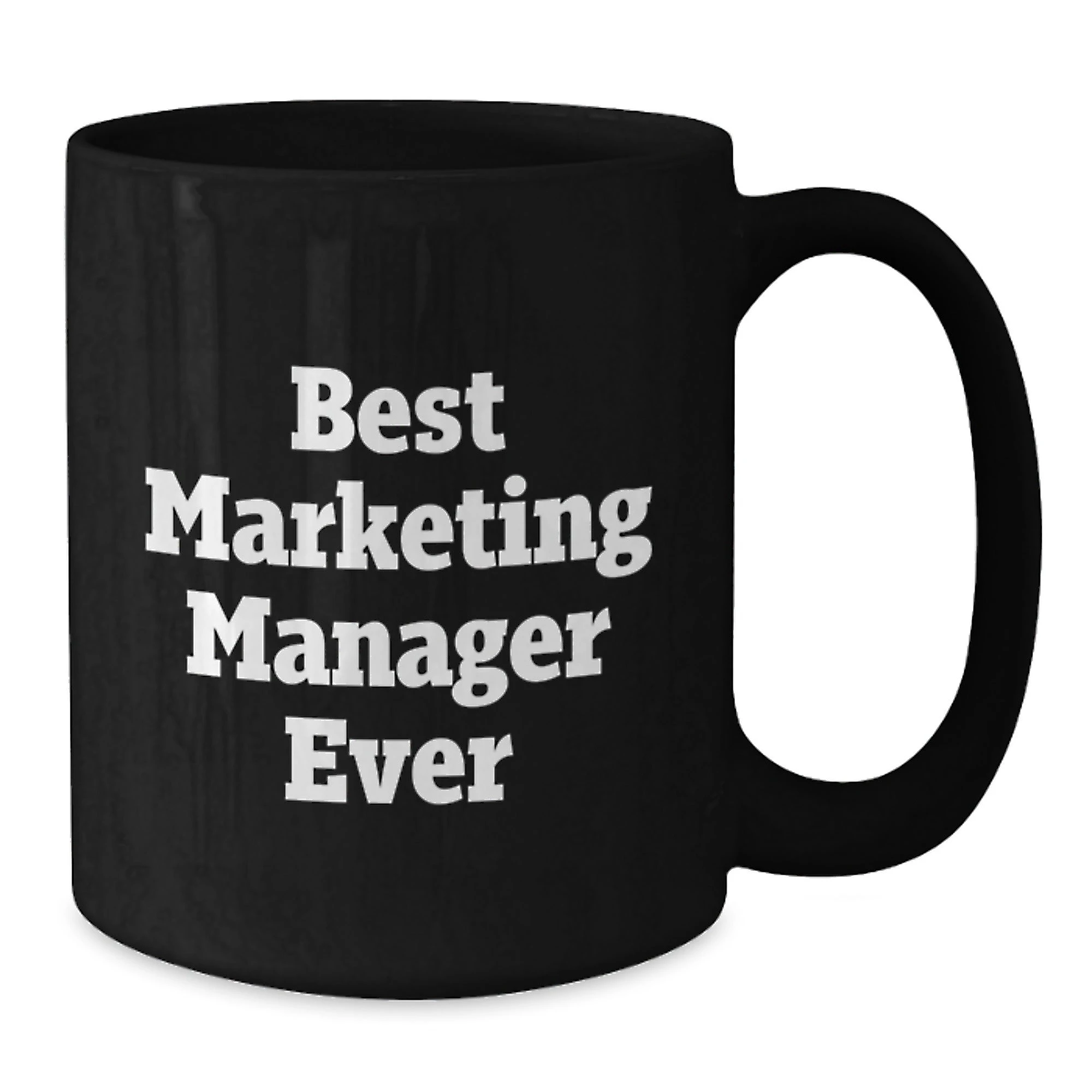 Funny Marketing Manager Gifts from Friends to Marketing Manager Best Black Coffee Mug - Christmas Unique Gifts