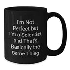 Funny Scientist Gifts from Friends Valentine's Unique Black Coffee Mugs for Scientist Men, Scientist Women