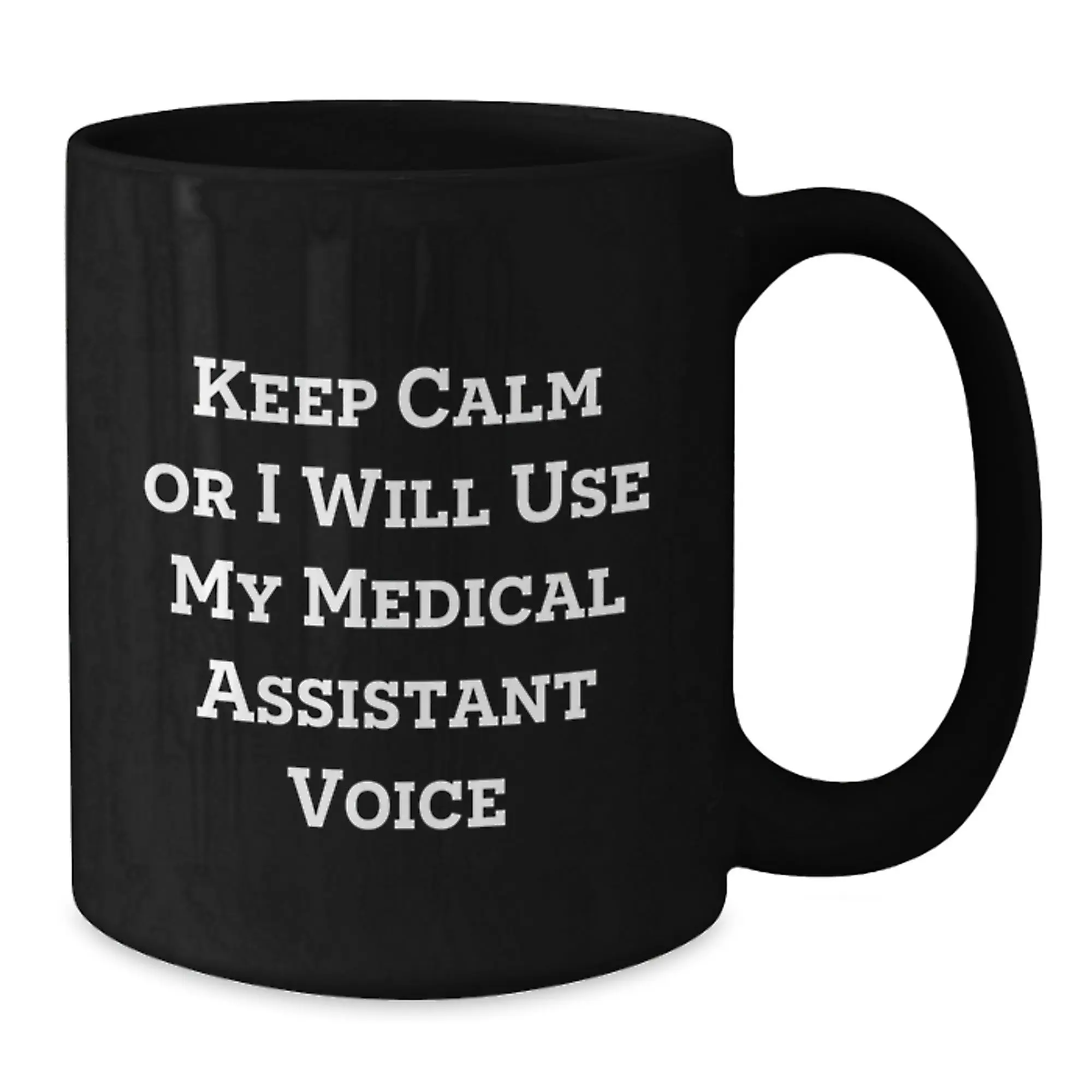 Birthday Gift for Her Medical Assistant Black Coffee Mug Surprise - Additional