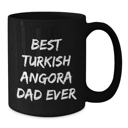 Funny Turkish Angora Cat Dad Gifts from Men to Friends for Graduation Unique Black Coffee Mugs - Additional