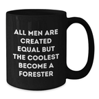 Forester Keepsake Black Coffee Mug for Him Graduation Gift - Additional