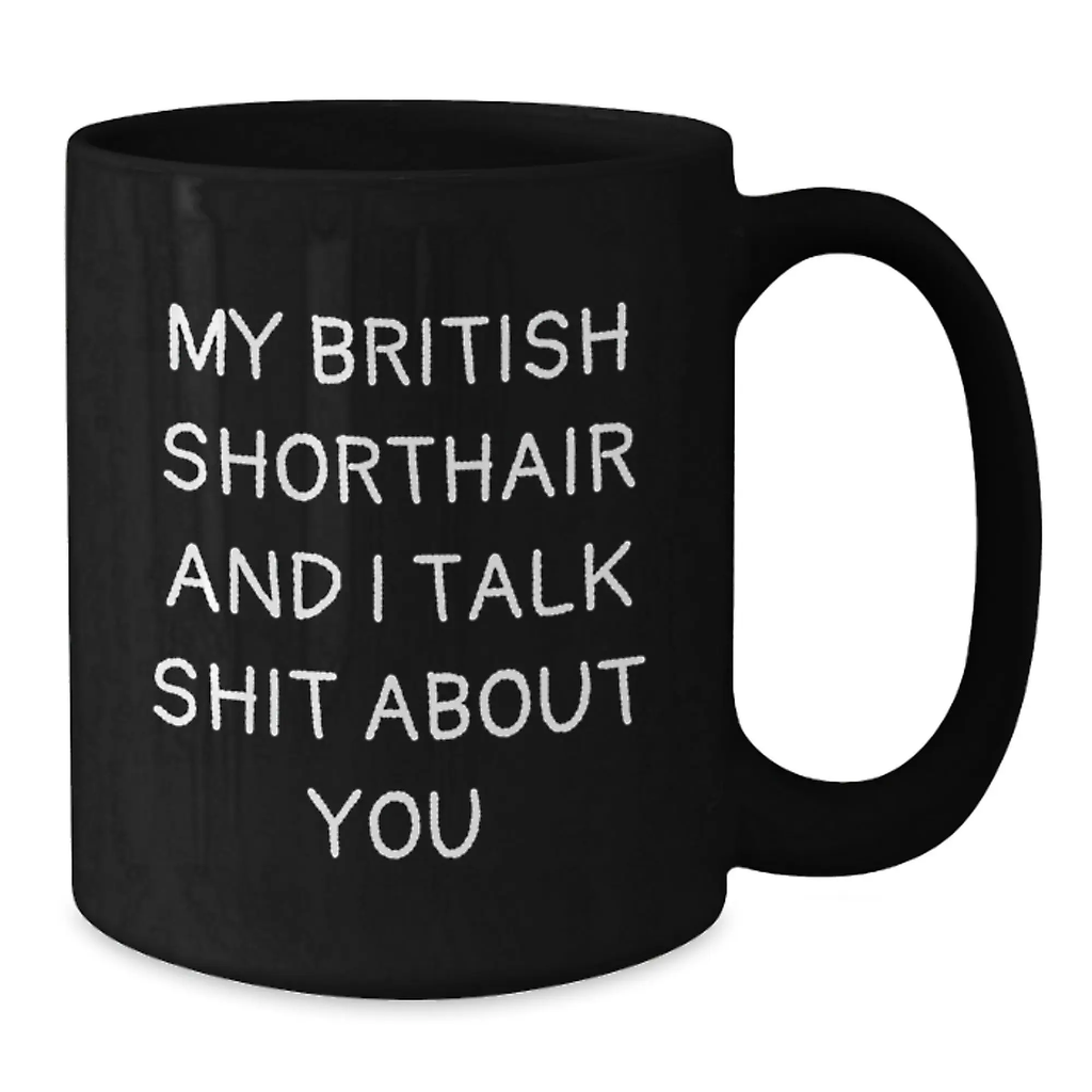 Graduation Gift Present British Shorthair Cat Mug for Her - Additional
