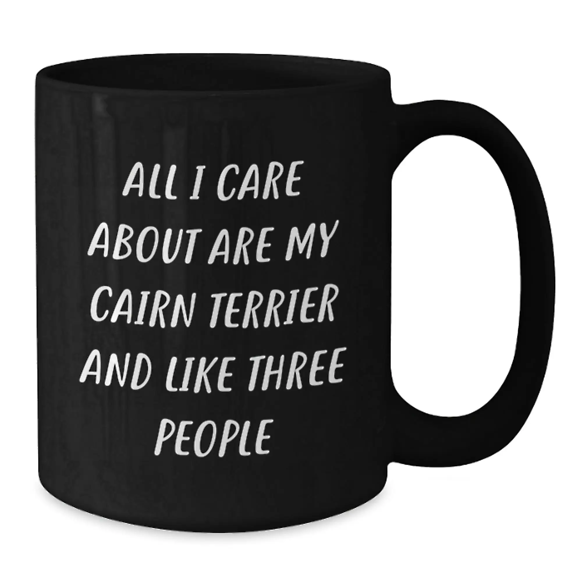 Funny Cairn Terrier Dog Gifts from Men to Friends for Birthday Unique Coffee Mug - Additional