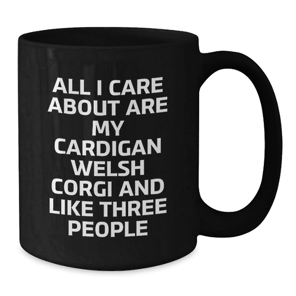 Funny Cardigan Welsh Corgi Dog Gifts from Friends for Birthday Unique Mugs for Coffee Lovers - Additional
