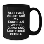 Funny Cardigan Welsh Corgi Dog Gifts from Friends for Birthday Unique Mugs for Coffee Lovers - Additional
