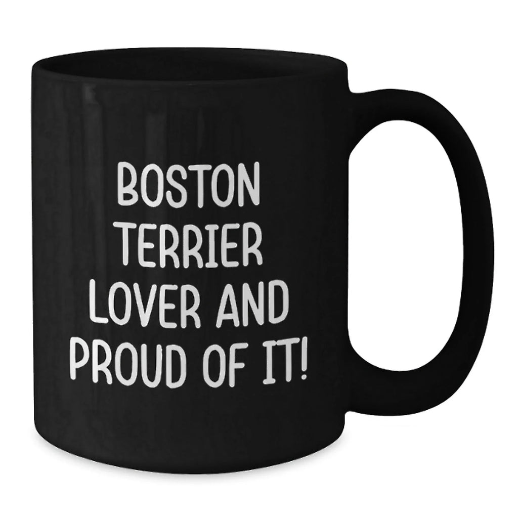 Boston Terrier Dog Lover Mug Gift For Valentine Coffee Cup