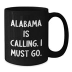 Yellowhammer Gift Co Funny Alabama Quotes Black Coffee Mug - Perfect Birthday Gift For Alabama Fans