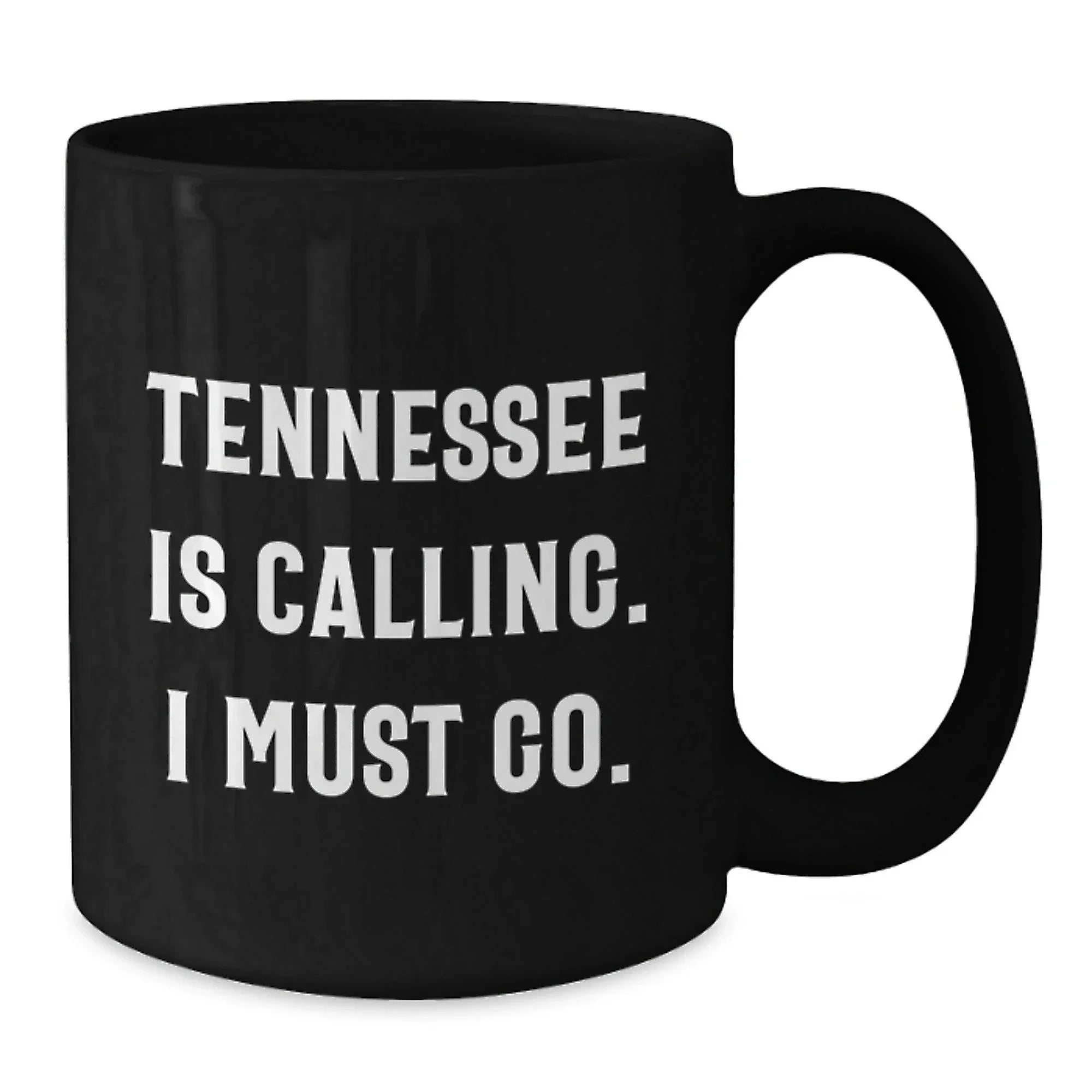 Tennessee Calling Gifts from Men to Women Friends Family for Valentine's Unique Funny Black Coffee Mugs