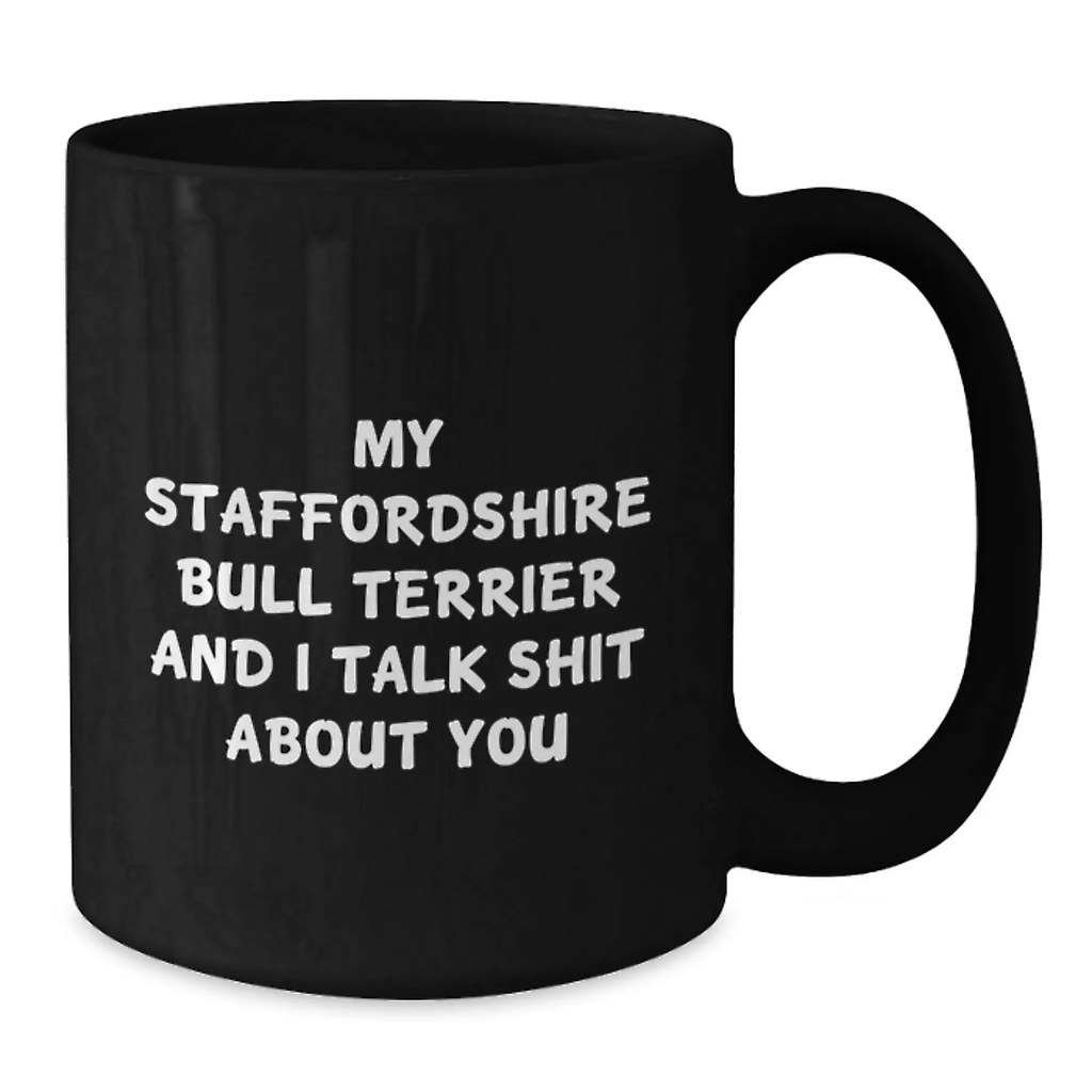 Staffordshire Bull Terrier Keepsake Mug for Him Graduation Gift - Additional