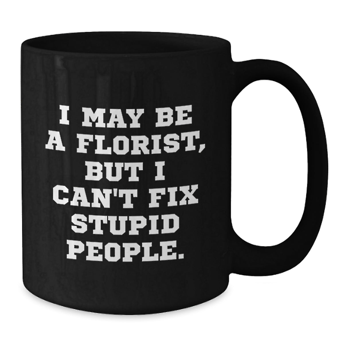Florist Keepsake Black Coffee Mug for Him Christmas Gift - Additional