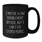 Law Enforcement Keepsake Mug for Him Birthday Gift - Additional