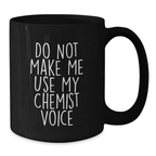 Birthday Gift Chemist Black Coffee Mug for Her – Premium Present - Additional