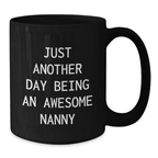 Cheerful Nanny Mug Novelty Birthday Gift for Friends - Additional