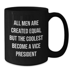 Vice President Keepsake Ceramic Black Coffee Mug for Him Birthday Gift - Additional
