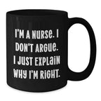Funny Nurse Gifts Christmas Unique Mugs for Nurse Friends from Family