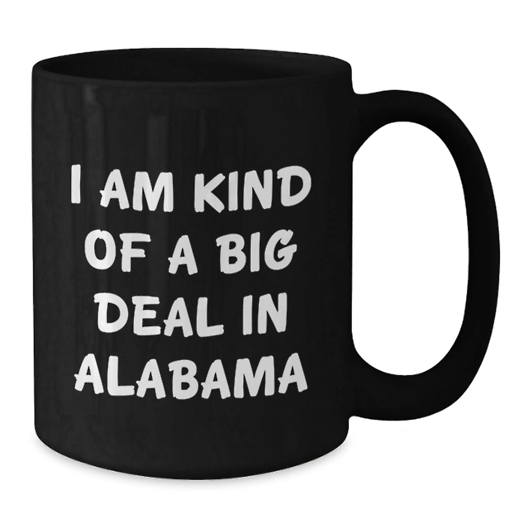 Alabama Keepsake Black Coffee Mug for Him Surprise Graduation Gift - Additional