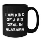 Alabama Keepsake Black Coffee Mug for Him Surprise Graduation Gift - Additional