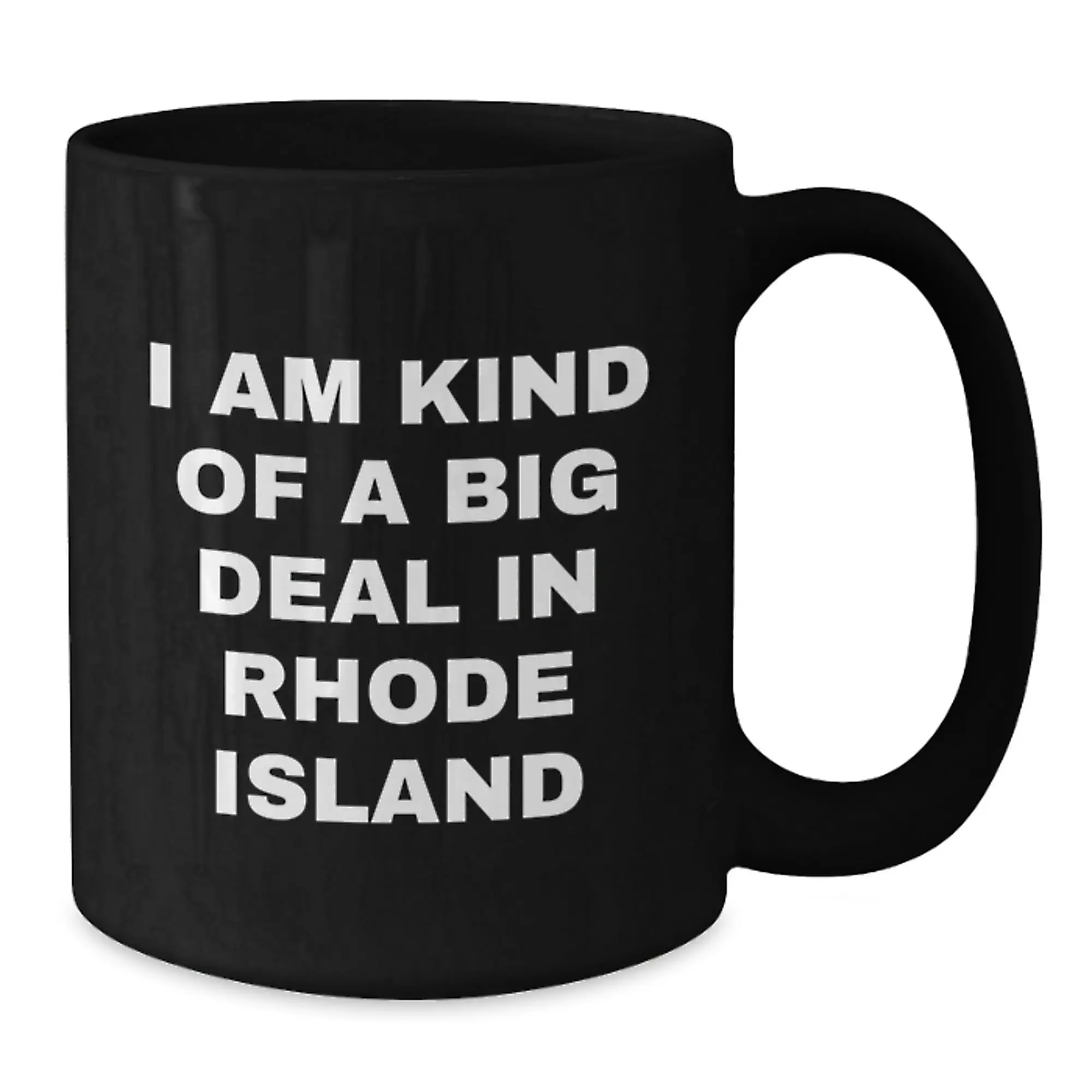 Rhode Island Keepsake Black Coffee Mug 11oz for Him Birthday Gift - Additional