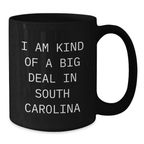 South Carolina Keepsake Black Coffee Mug for Him Graduation Gift - Additional