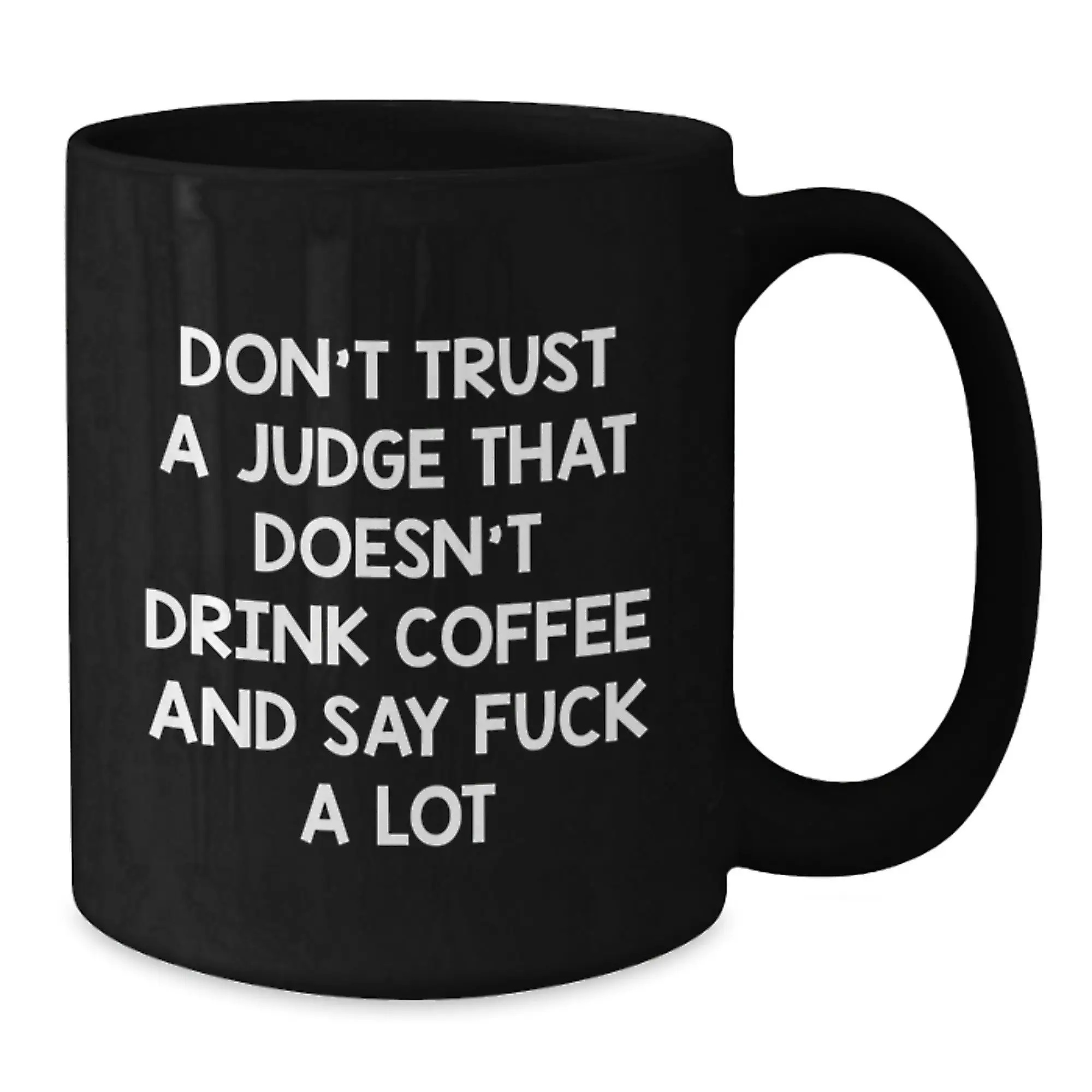 Judge Keepsake Black Coffee Mug Birthday Gift for Him - Additional