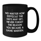 Game Warden Inspirational Funny Gift for Him, Gifts from Family to Game Warden, Unique Christmas Unique Gifts