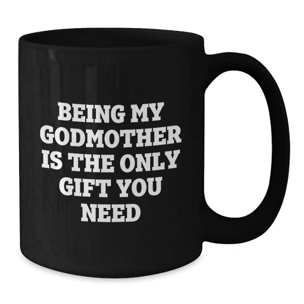 Funny Godmother Black Coffee Mugs Gifts from Family for Graduation Unique Gift Ideas - Additional