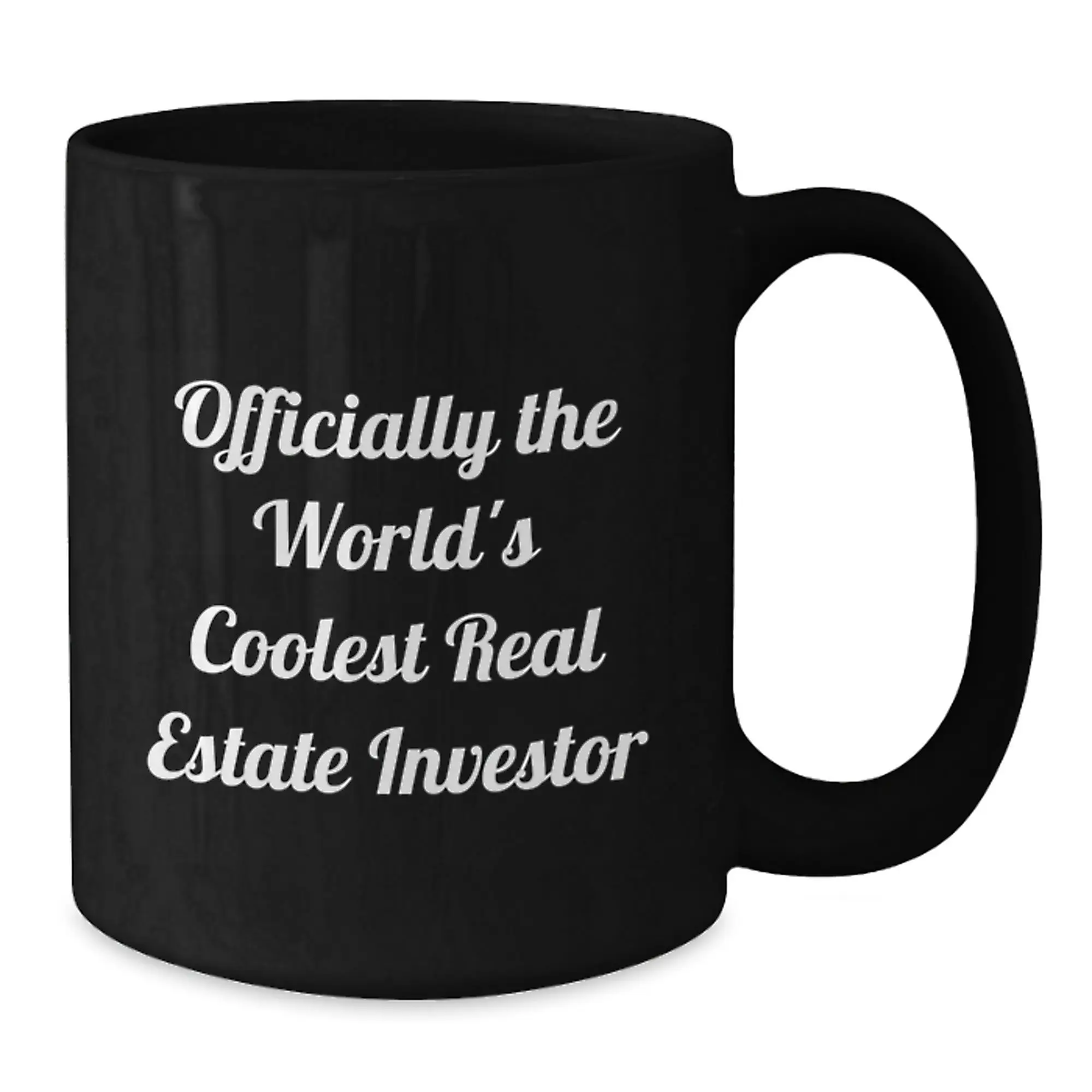 Real Estate Investor Funny Quotes Black Coffee Mug Gifts from Friends and Family for Graduation Unique Real Estate Investor Gifts - Additional